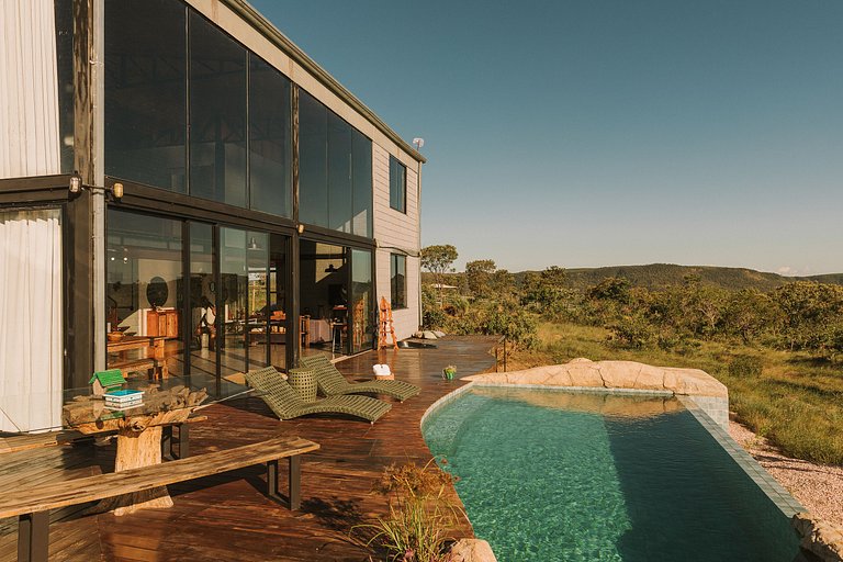 Casa Ônix View (15km AltoParaíso) - Viagem Inspirada