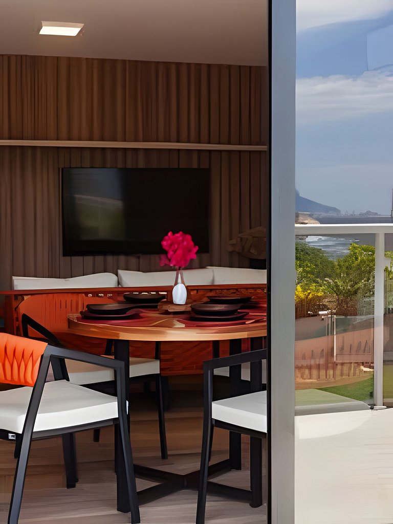 Cobertura Premium - Vista mar e piscina privativa