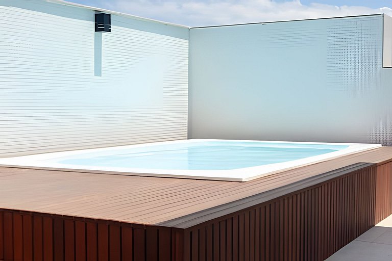 Cobertura Premium - Vista mar e piscina privativa