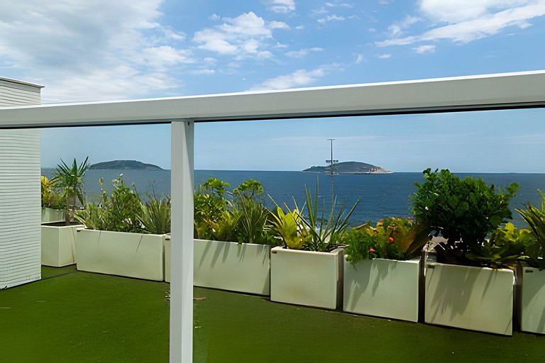 Cobertura Premium - Vista mar e piscina privativa