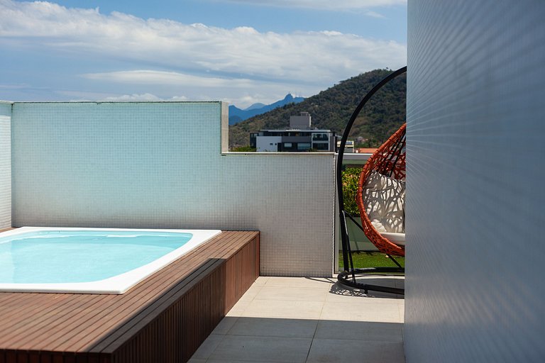Cobertura Premium - Vista mar e piscina privativa